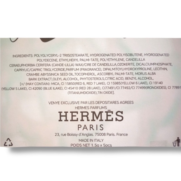 Authentic - New in Box Hermès Lipstick Gift Set – 5 Mini Limited Edition Rare - Picture 5 of 8